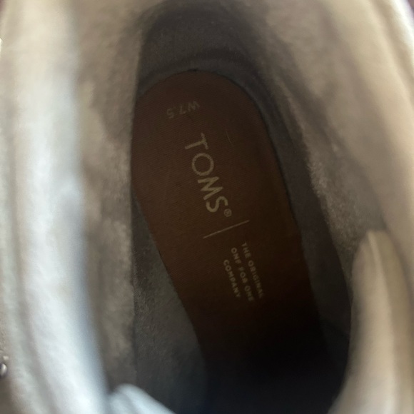 Tom’s Beige Wedge Lace Up Bootie - Picture 5 of 7